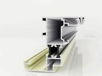 Alliage d'aluminium Cadre épaissi de haute qualité Portes et fenêtres en aluminium Fabricant Envoyer un échantillon de coin