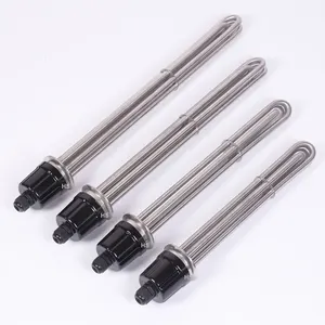 3KW 6KW 9KW Clamp Immersion Heater Tri Clover Thread Tubular Heater Element For Beer Brewing Machine