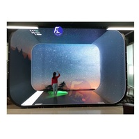 Pantalla LED Comercial Flexible de Gran Venta, con Efecto Inmersivo, para Pared o Domo, Ofrece Imágenes Visuales 3D Nítidas