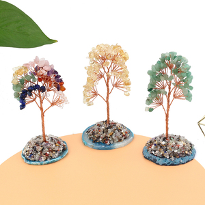 Arbre à Argent en Cristal de Guérison en Gros avec Base en Agate Naturelle et Gravier de Cristal pour le Feng Shui - Product Image 6