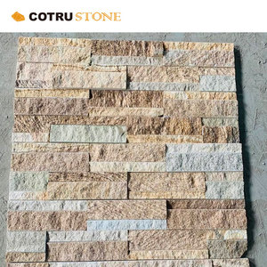 Revêtement mural en <span class=keywords><strong>pierre</strong></span> d'ardoise <span class=keywords><strong>naturelle</strong></span>, grès de culture traditionnelle d'extérieur avec finition de surface fendue pour la décoration intérieure - Product Image 3