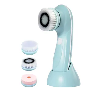 Tragbare 3-in-1-Gesichtsmassagebürste Elektrische Rotations reinigungs bürste Sonic Face Makeup Removal und Tiefen reinigungs bürste