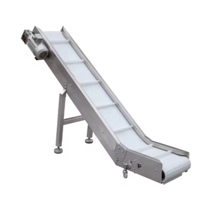 Automatic Food Grade Stainless Steel Frame POM/PP <strong>Inclined</strong> Lifting Plastic Modular <strong>Belt</strong> <strong>Conveyor</strong> - Product Image 1