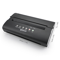 MT 200 Mesin Printer Tato, Mesin Printer Tato Transfer Termal untuk Tato Foto Salinan Gambar