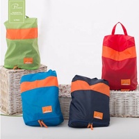 Sac de voyage personnalisé en nylon imperméable pour chaussures, organisateur portable avec poignée pour baskets, idéal pour le sport et la gym, fabrication OEM