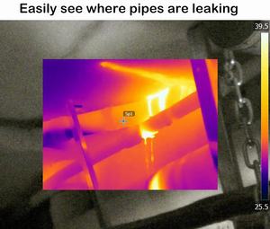 HTI portatile digitale palmare termografia HT-02 termocamera a infrarossi con l'alta qualità e basso prezzo - Product Image 4