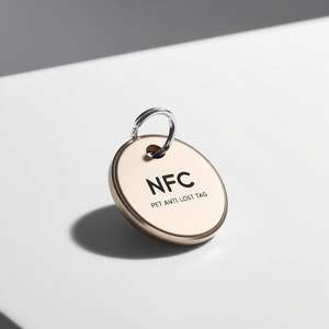 Smart NFC Pet ID QR Code Tag Collier Étanche Léger Idéal pour Chiens et Chats Accès Instantané au Profil Personnalisé - Product Image 4