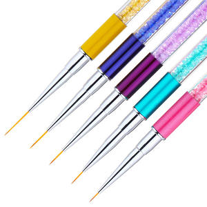 Pinceles Delineadores de Diamantes para Arte de Uñas en <span class=keywords><strong>Gel</strong></span>, Herramienta Profesional para Arte de Uñas Acrílicas con Delineador y Diamantes de Imitación - Product Image 1