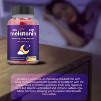 Gummies Mélatonine OEM ODM Sommeil, Complément Booster Sommeil, Mémoire, Récupération, Bonheur, L-théanine