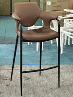Tabouret de bar moderne en bambou de style nordique pour hôtel, restaurant, cuisine commerciale, îlot et réception