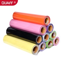 QUAFF Vinyle thermocollant PU en gros Fabriqué en Corée 51cm*25m pour transfert thermique sur t-shirt Logo personnalisé