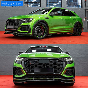 Kit de carrosserie en Fiber de carbone YICKU haut de gamme ABT pour Audi RSQ8 roue à lèvre avant sourcil diffuseur arrière Tuyere aile supérieure ABT RSQ8 BodyKit - Product Image 2