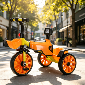 Bicicletta Senza Pedali per <span class=keywords><strong>Bambini</strong></span> Modello PTY 807 a 3 Ruote, Monovelocità, per Età <span class=keywords><strong>2</strong></span>-4 <span class=keywords><strong>Anni</strong></span>, in EVA e Acciaio ad Alto Tenore di Carbonio, Fornita dalla Fabbrica - Product Image 3