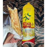 Benutzer definierte Lebensmittel verpackungs lösung Restaurant Imbiss behälter Döner Shawarma Burrito Wrap Box zum Mitnehmen Fast Food Paper Box