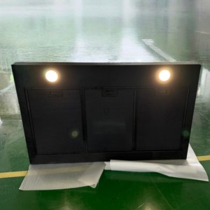 36 In. 1000m/hr Stainless Steel T Shaped Range Hood 3-Speed Electric Touch Screen <b>Remote</b> <b>Control</b> Ultra Quiet Motor LED <b>Lights</b> - Product Image 2