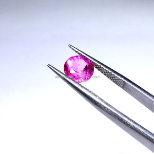 Qualità del <span class=keywords><strong>colore</strong></span> al Neon 3A <span class=keywords><strong>pietra</strong></span> naturale forma rotonda 2.0mm ~ 7.0mm di gemma sfusa per creare gioielli <span class=keywords><strong>topazio</strong></span> rosa - Product Image 1