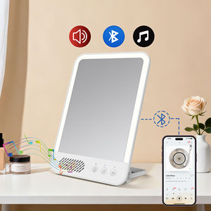Espejo de Maquillaje Bluetooth con Altavoz HQ Mixed Proc Discount, 3 Luces LED de Colores, Reproducción con un Toque, Música HD y Llamadas con Manos Libres - Product Image 2
