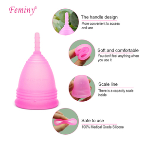 Fabricantes de copas menstruales <span class=keywords><strong>Precio</strong></span> bajo Copas menstruales de alta calidad Etiqueta privada Silicona de grado médico - Product Image 4