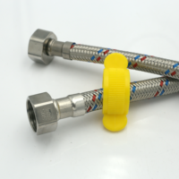 Tuyau flexible tressé en acier inoxydable DALEPU DLP9008 avec clé pour utilisation dans les salles de bain, toilettes, douches et chauffe-eau