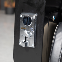 Fauteuil de massage à paiement partagé pour usage public, écran tactile + carte de crédit/code QR, fauteuil inclinable de massage à compression par airbags pour tout le corps