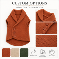 Manteau rembourré pour chien de couleur unie, réglable, toutes saisons, style décontracté pour chiens
