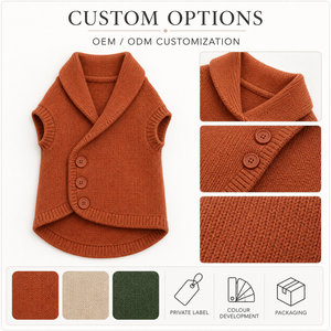 Solid Color Padded <b>Dog</b> Coat Adjustable All Seasons Leisure Style for <b>Dogs</b> - Product Image 2