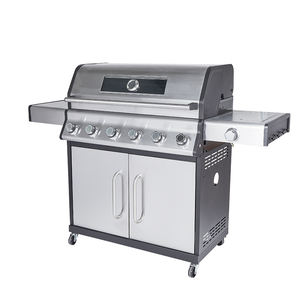 Parrillas para barbacoa, parrilla de acero inoxidable para exteriores de propano, parrillas para barbacoa de 6 quemadores con estufa de Gas lateral - Product Image 1