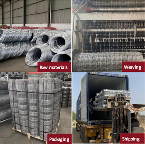 รั้วปศุสัตว์แบบหนาชุบสังกะสี, ตาข่ายลวดสำหรับฟาร์มปศุสัตว์และการป้องกันสัตว์ - Product Image 3