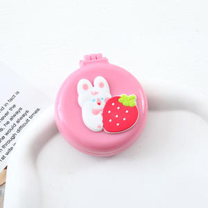 6.5CM mignon dessin animé fée pliable Airbag peigne intégré <span class=keywords><strong>miroir</strong></span> cosmétique Mini Portable coussin d'air Massage peigne étiqueté - Product Image 5