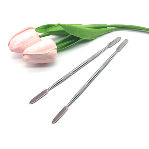 Double Ended <b>Cuticle</b> Pusher Straight Edge Cutter 100% Stainless Steel <b>Cuticle</b> Remover Professional Manicure Nail <b>Tool</b> - Product Image 4