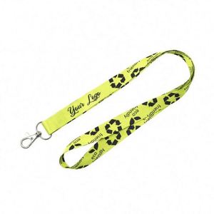 Bestom Eco-Friendly 10mm Custom Plain Breakaway RPET <b>Lanyards</b> Personalizado ID Card Holder Neck Lace - Product Image 1