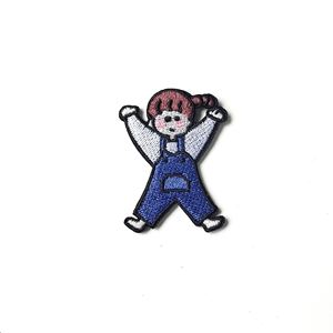 Patch en tissu brodé en fer de 0,5-5,5 cm, motifs dessin animé, aliments, fleurs, valise, mots, emblèmes, pour porte-clés DIY et promotion - Product Image 5