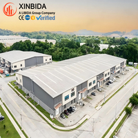 Bâtiment en acier de grande capacité pour stockage commercial, poutre en H Q355B soudée avec certification CE et panneau PU