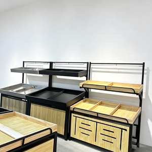 Fruits And Vegetables <strong>Table</strong> Display Pour La Vente Des Fruit Supermarket Gondola Rack Produce <strong>Shelf</strong> - Product Image 2