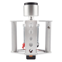 Démarreur de moteur RC à double poignée en aluminium 6061, 0,65 kW, couple élevé, avec tête en caoutchouc double usage pour moteurs à essence 20CC-200CC