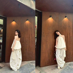 Robes Courtes Luxueuses pour Femmes en Tissu Solide, Coupe Slim en Spandex, Manches Courtes, Anti-Boulochage, Naturelles - Product Image 3