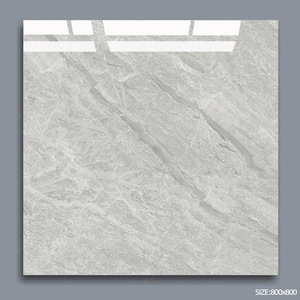 Gạch lát nền nhà giả đá cẩm thạch YDSTONE, gạch men sứ 600x600, màu trắng Carara - Product Image 5