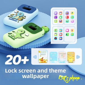 Teléfono para niños con diseño de rana, funda de silicona, pantalla táctil de 2-3 pulgadas para niños de 3-6 años - Product Image 3