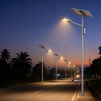 Lampe solaire de rue étanche IP65, 60W 80W 120W LED, télécommande, éclairage extérieur pour éclairage routier nocturne