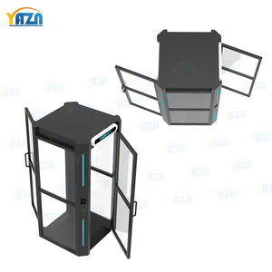 AI Slimme Interlockende Anti-Aanrijdbeveiliging Beveiligingspoort Professionele Voetgangers Toegangscontrole Mantrap Draaiende Poort IP54 Bescherming - Product Image 4