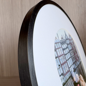 Cadre photo en aluminium courbé, <span class=keywords><strong>profil</strong></span>é, le plus vendu, directement <span class=keywords><strong>de</strong></span> l'usine, support d'exposition artistique unique, fin et robuste <span class=keywords><strong>de</strong></span> 14 mm pour salon - Product Image 5