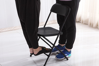 Chaise pliante moderne en plastique PP colorée pour fêtes, idéale pour l'extérieur et le jardin, chaises pliantes en résine blanche – Offre spéciale