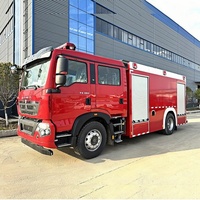 Camion de Pompiers Neuf en État d'Usine, Transmission 4x2, Diesel, Équipement de Sauvetage et d'Arrosage pour Station de Pompiers, à Vendre Directement de l'Usine