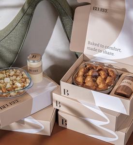 Kotak kemasan kue biskuit SMT makanan ringan pembagi kertas hadiah sekali pakai kustom mewah - Product Image 2