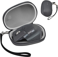 Étui de souris étanche en EVA avec fermeture éclair et boucle de traction pour Logitech MX Master 3s, léger, pour rangement – Fourniture directe usine
