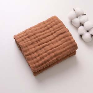 Toalla de Baño Facial para Bebé de 6 Capas de Algodón, Paño de Regurgitación Liso de Alta Densidad, 25*50cm, Extra Absorbente y Suave - Product Image 6