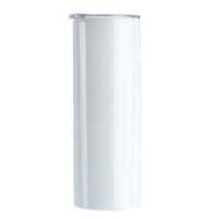 Gobelet isotherme sous vide en acier inoxydable, cylindrique et mince, pour café, avec impression par sublimation, logo personnalisé, pour la gym et le fitness