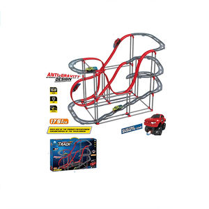 لعبة سيارة مسار مغناطيسي 60 + 3 سنوات من العمر لعبة سباق - Product Image 2