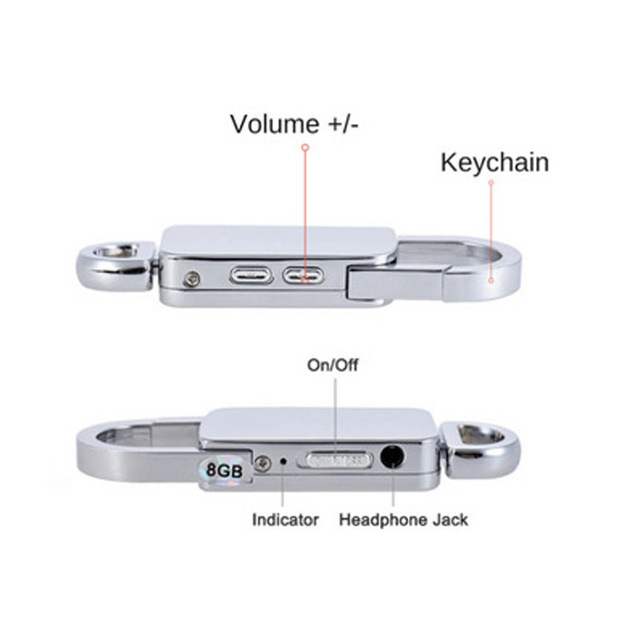 Smart AI Voice Recorder Pen Cross-Border HD Noise Reduction One-Click Recording WAV MP3 Voice-to-Text Zinc Alloy 48KHz Recording