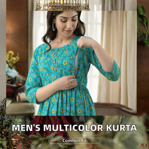 Modèles de Kurta pour hommes, Thobe/Jubba arabe multicolore, impression numérique en polyethersulfone, en stock, livraison en ligne - Product Image 2